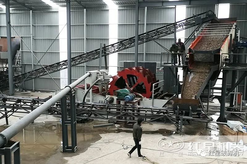 小型洗沙机设备图片和现场参观(图2)