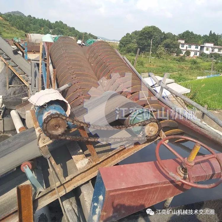 江奕机械双排螺旋洗沙机视频介绍(图1)