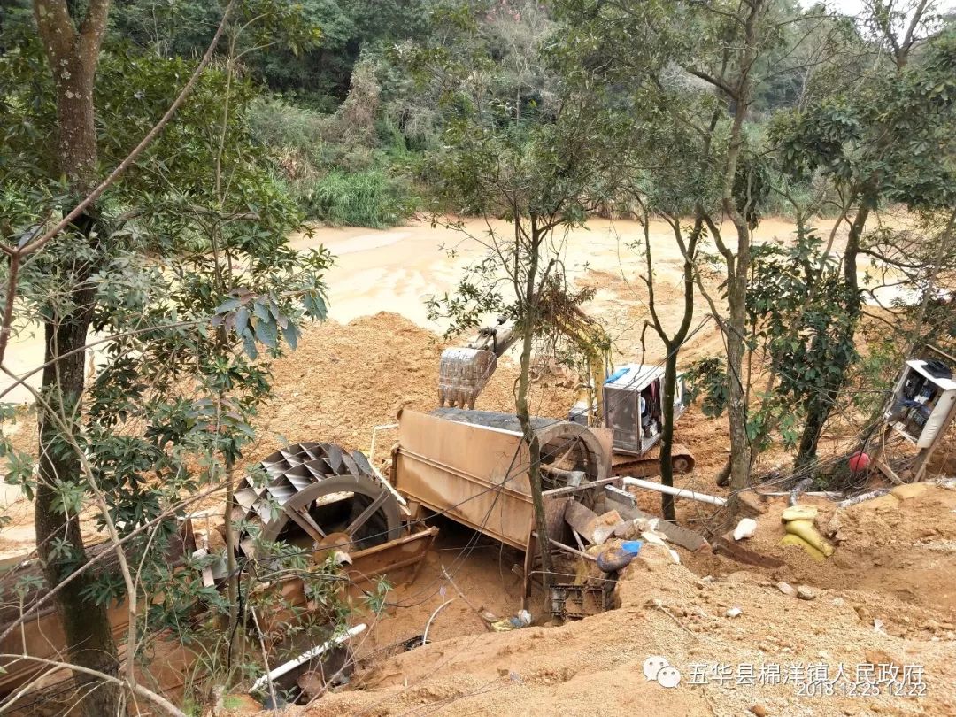 重拳出击!五华棉洋镇毁灭两处挖山取土洗砂点(图2) 重拳出击!五华棉洋镇毁灭两处挖山取土洗砂点(图2)