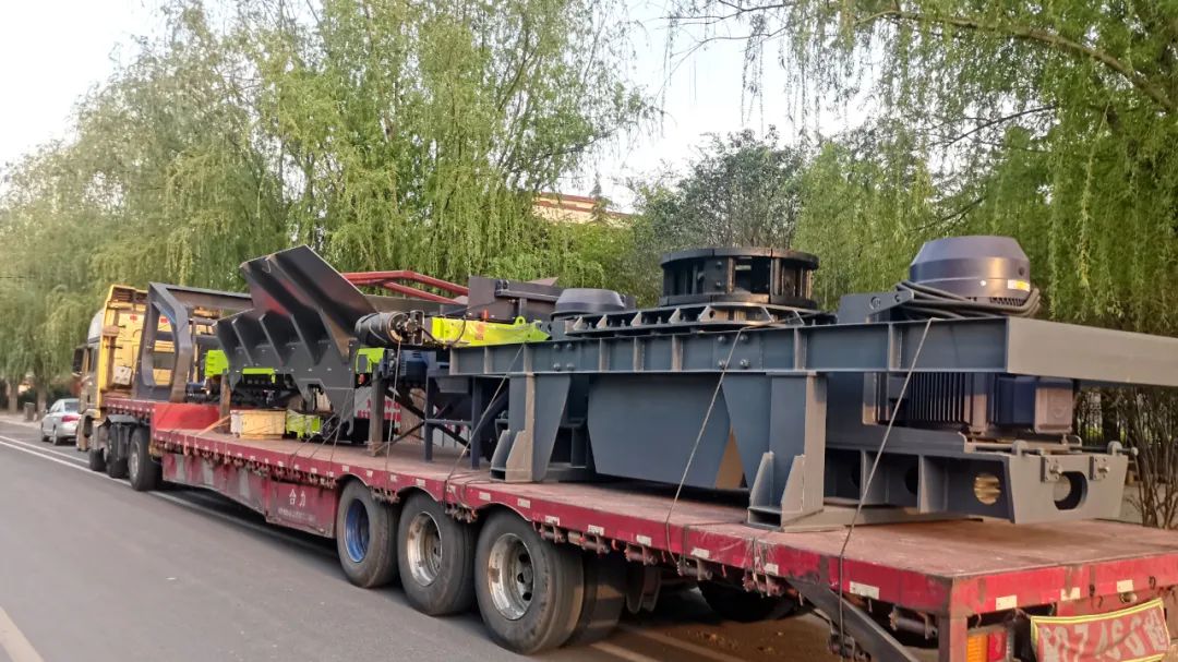 假期发货！助力客户尽快投产，模块化洗砂机、制砂机发往湖南(图7)