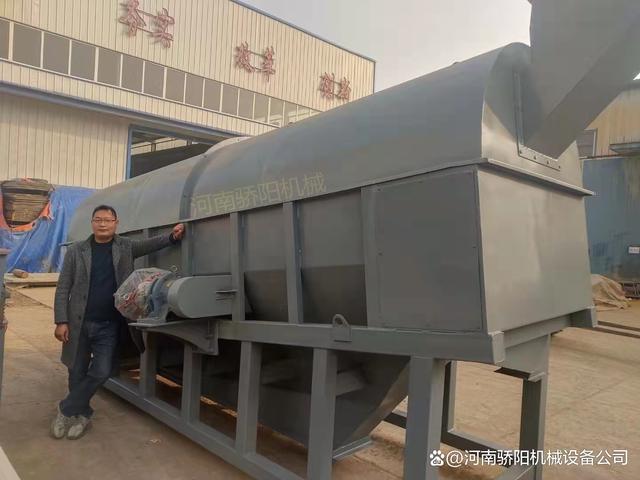 花岗岩滚筒筛_泥灰岩石英石圆筒转动筛(图3)