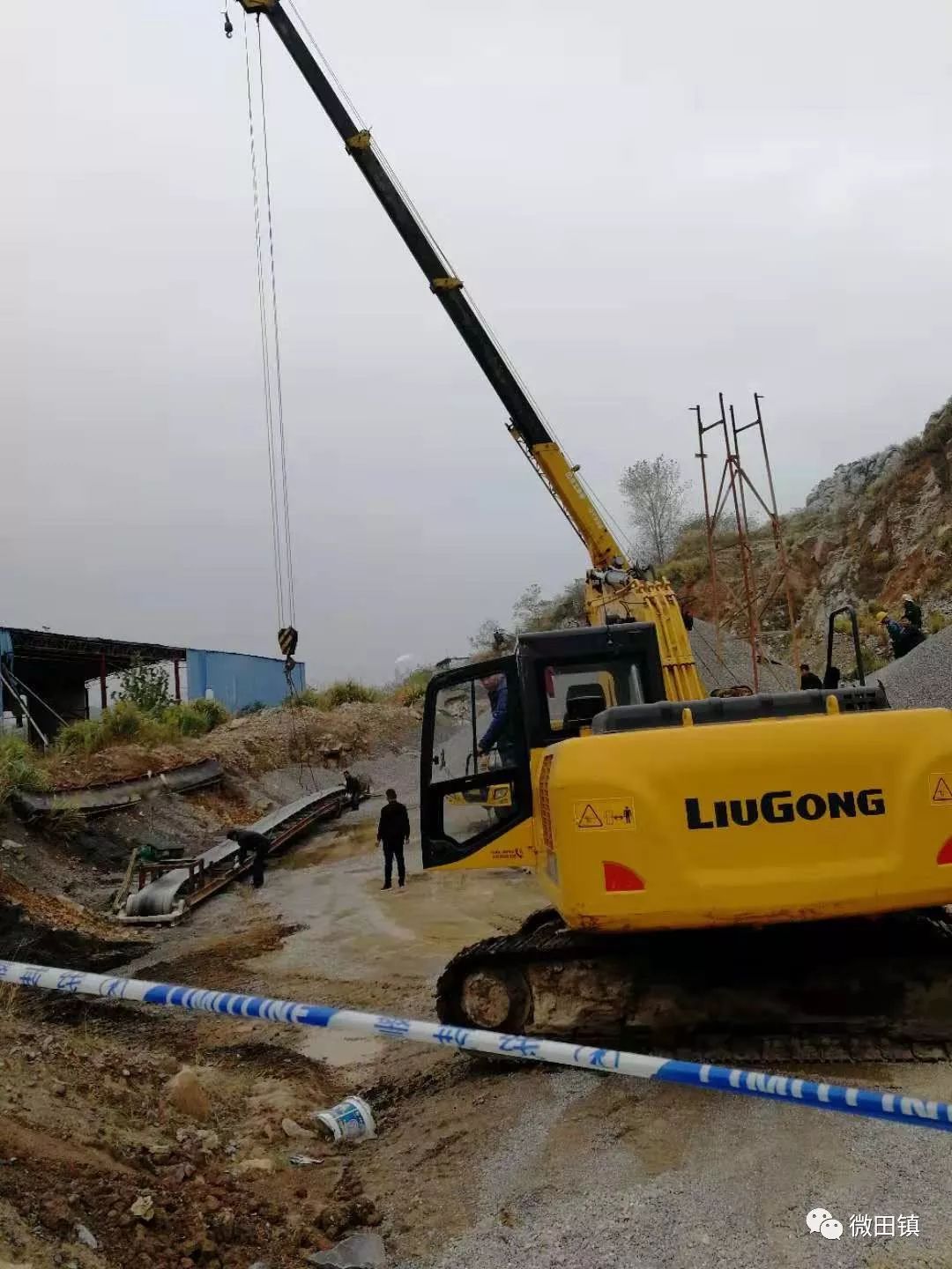 执法动态:田镇分局强制拆除一处非法碎石洗砂设备(图4) 执法动态:田镇分局强制拆除一处非法碎石洗砂设备(图4)