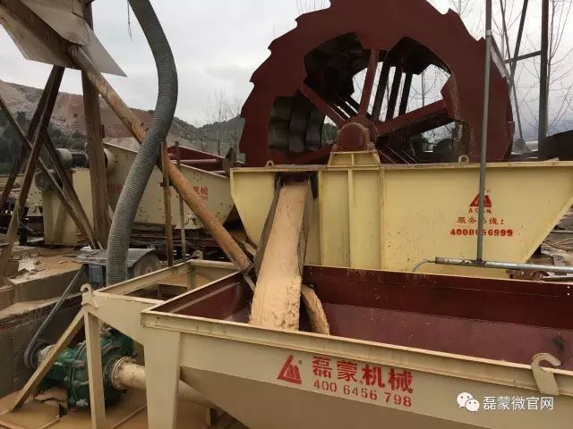 【磊蒙资讯】江西时产250吨制砂洗砂生产线开业投产(图5)