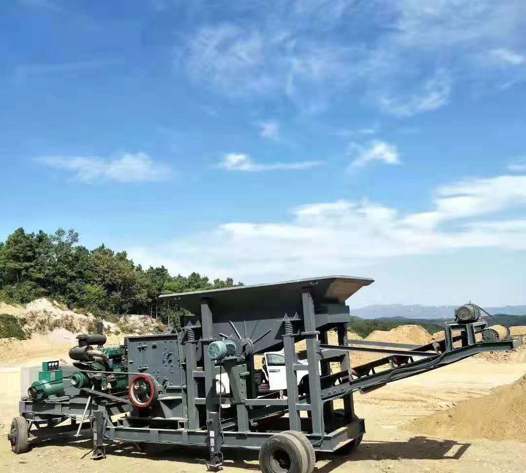 细沙回收脱水筛移动式筛沙机振动筛沙机移动破碎机洗砂机(图9)